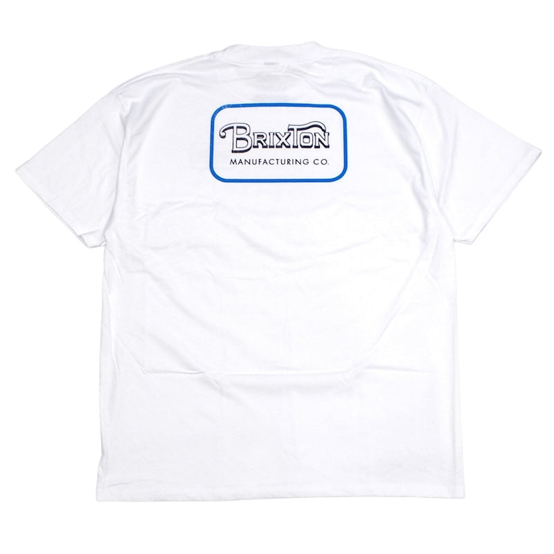 BRIXTON Tシャツ GRADE S/S STANDARD TEE ホワイト 商品画像 背面
