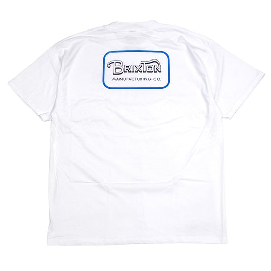 BRIXTON Tシャツ GRADE S/S STANDARD TEE ホワイト 商品画像 背面
