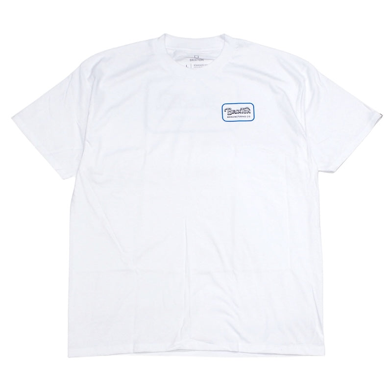 BRIXTON Tシャツ GRADE S/S STANDARD TEE ホワイト 商品画像 正面