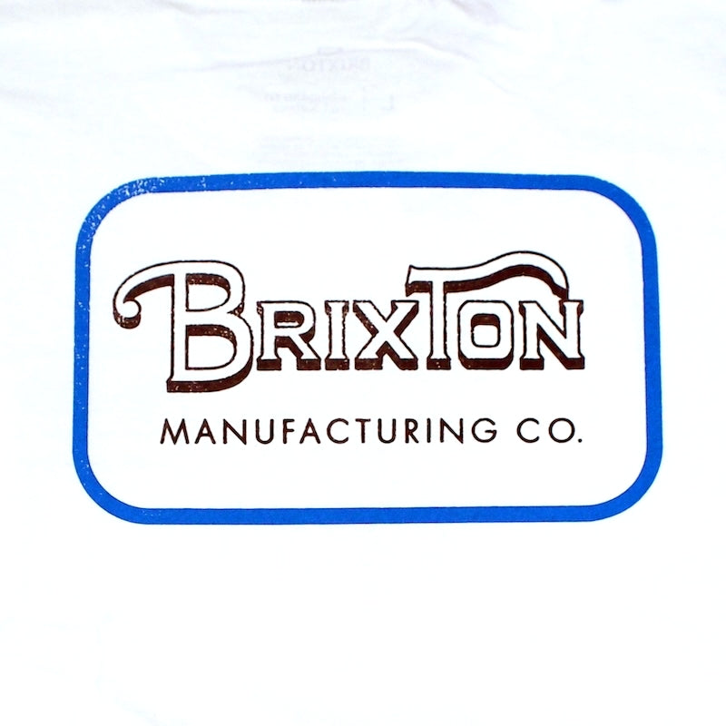 BRIXTON Tシャツ GRADE S/S STANDARD TEE ホワイト 商品画像 グラフィック
