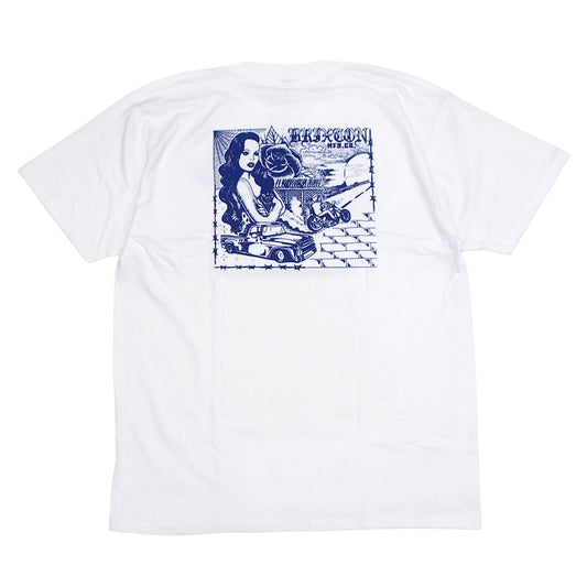 BRIXTON Tシャツ CISCO S/S STANDARD TEE ホワイト 商品画像 背面
