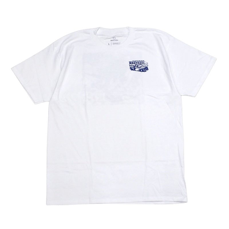 BRIXTON Tシャツ CISCO S/S STANDARD TEE ホワイト 商品画像 正面