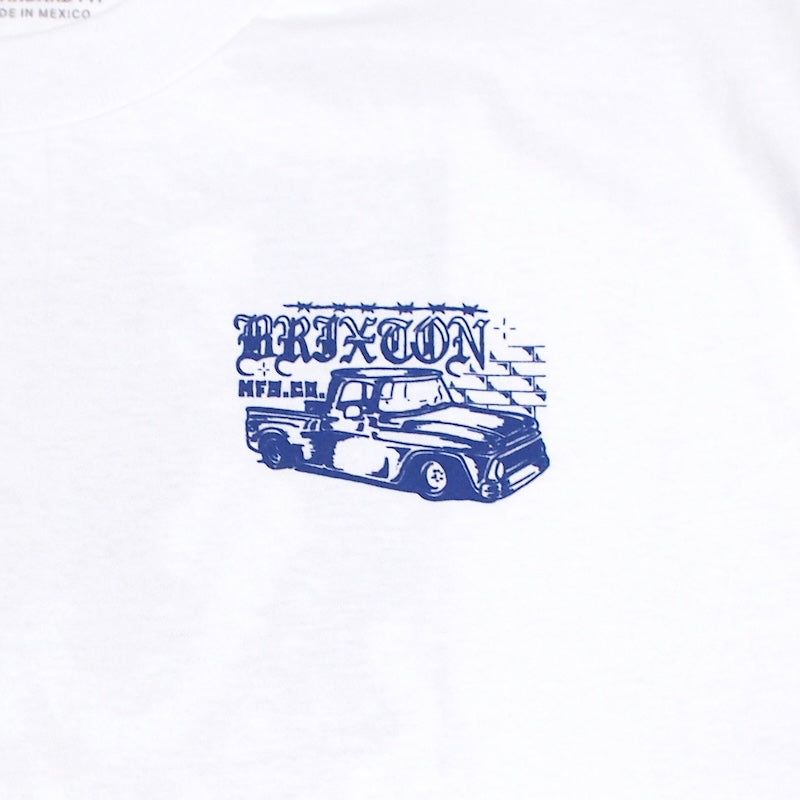 BRIXTON Tシャツ CISCO S/S STANDARD TEE ホワイト 商品画像 フロントプリント