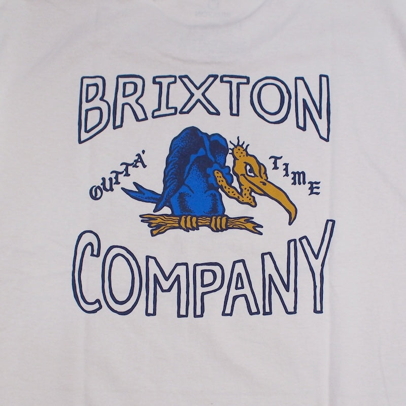 BRIXTON Tシャツ OUTTA S/S STANDARD TEE クリーム 商品画像 グラフィック