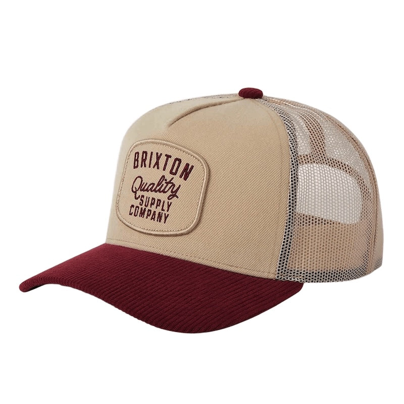 BRIXTON メッシュキャップ HUBAL C NP MP TRUCKER HAT オートミール 商品画像 正面