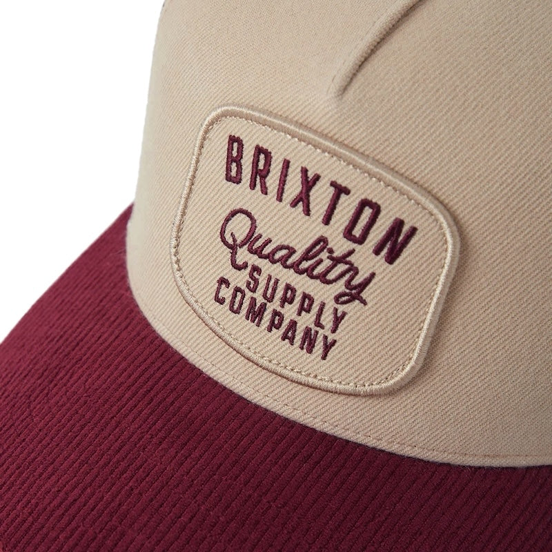 BRIXTON メッシュキャップ HUBAL C NP MP TRUCKER HAT オートミール 商品画像 クローズアップ