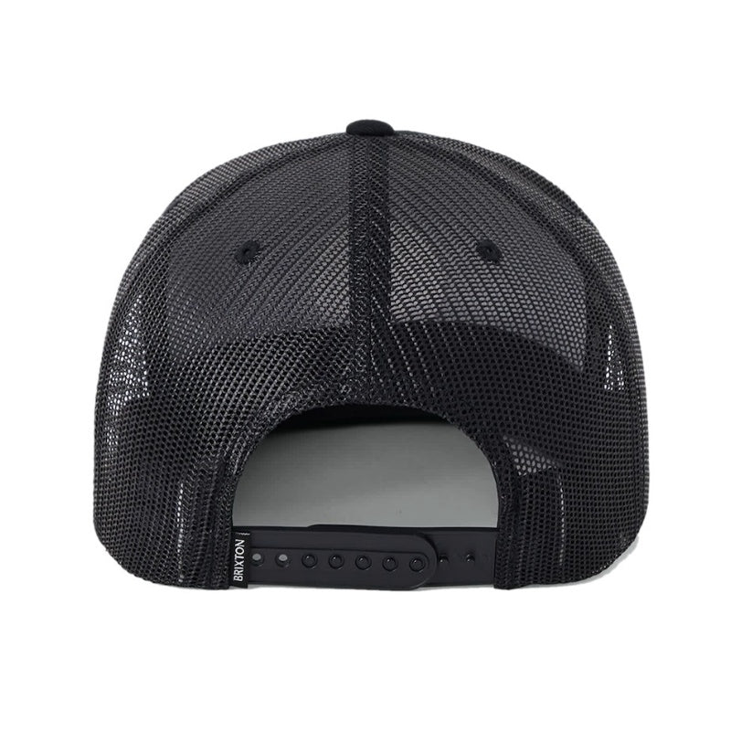 BRIXTON メッシュキャップ OATH MP TRUCKER HAT ブラック/ブラック 商品画像 背面