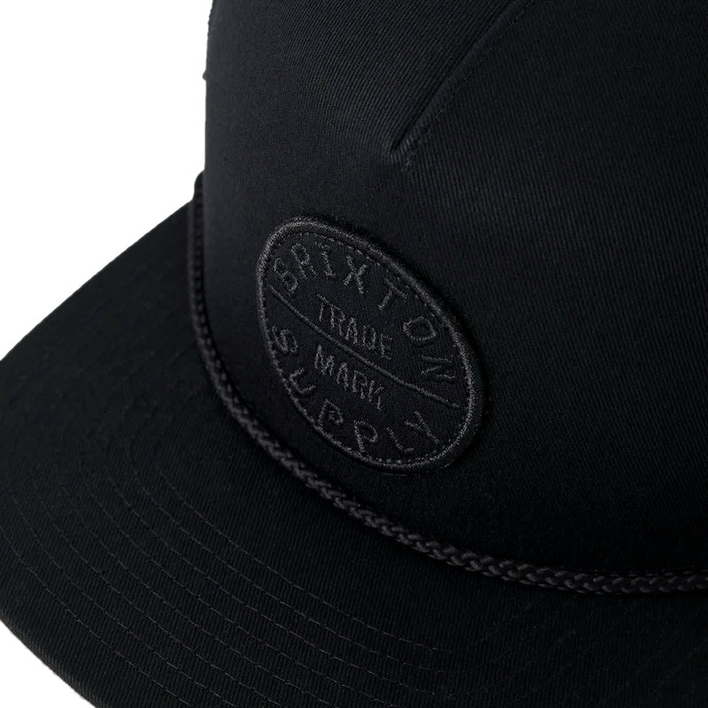 BRIXTON メッシュキャップ OATH MP TRUCKER HAT ブラック/ブラック 商品画像 クローズアップ