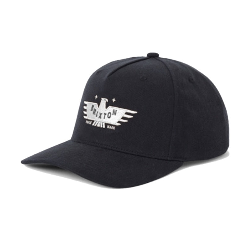 BRIXTON キャップ EWING SNAPBACK CAP ブラック 商品画像 正面