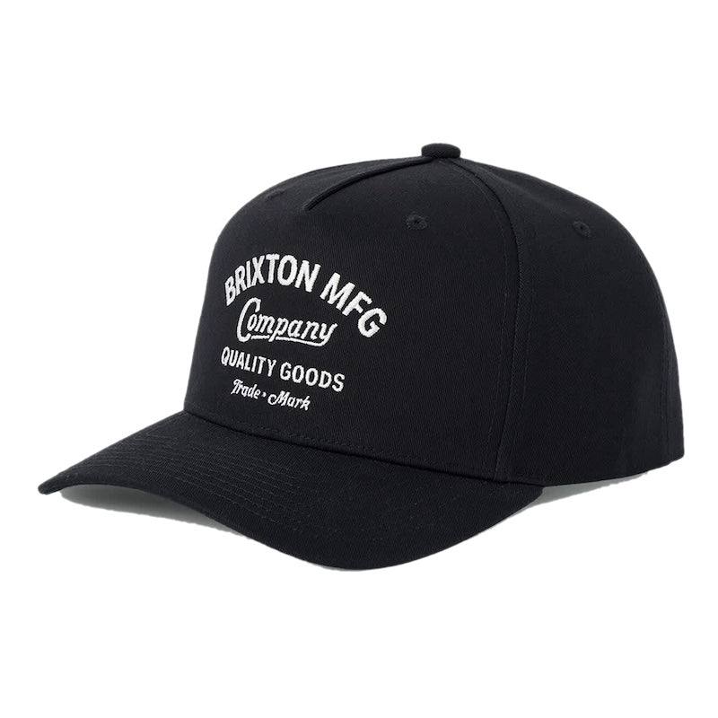 BRIXTON キャップ STRATTON SNAPBACK CAP ブラック 商品画像 正面