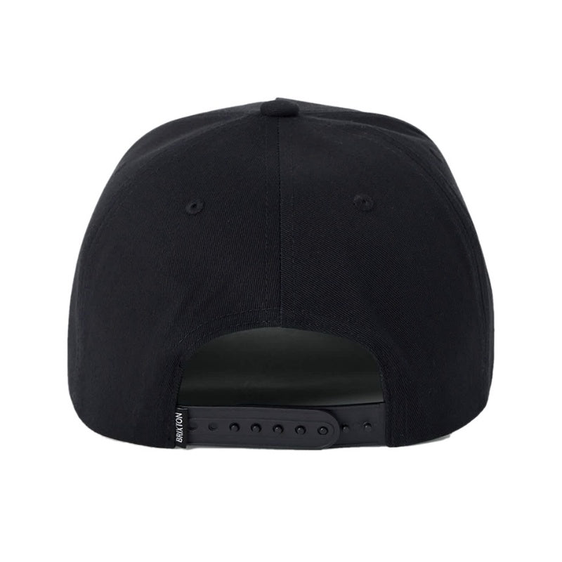 BRIXTON キャップ STRATTON SNAPBACK CAP ブラック 商品画像 背面