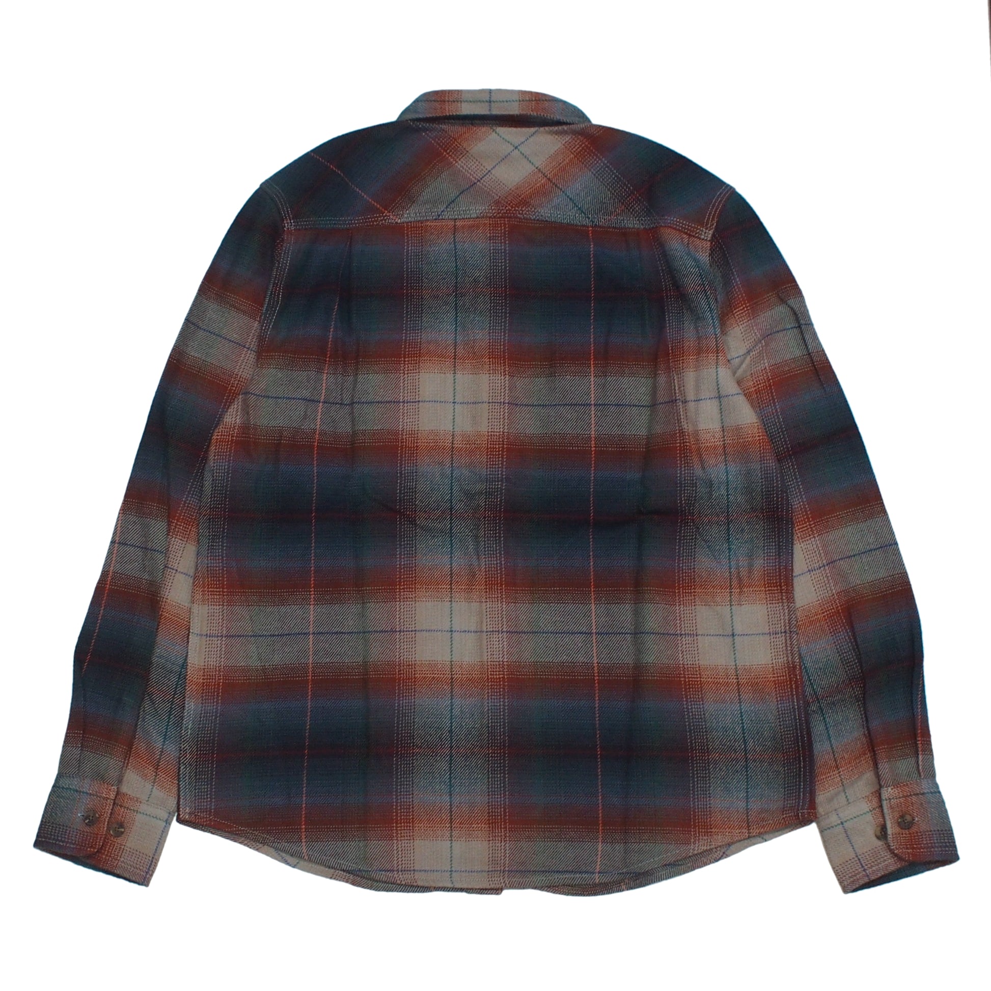 BRIXTON L/Sシャツ BOWERY L/S FLANNEL (Multi Shadow) 商品画像 背面