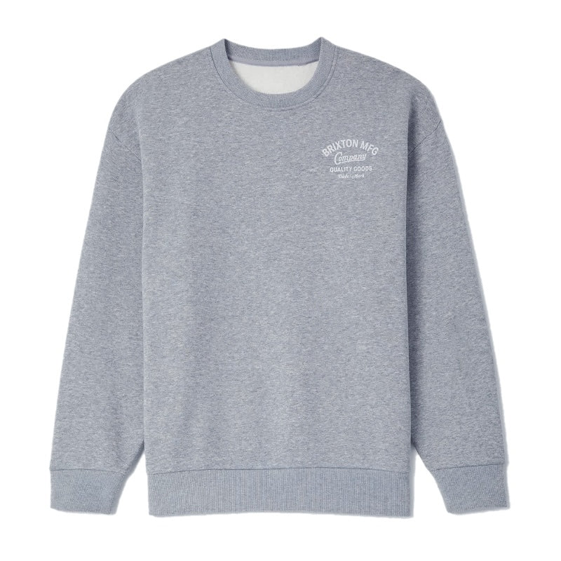 BRIXTON クルースウェット STRATON CREW (Heather Gray) 商品画像 正面