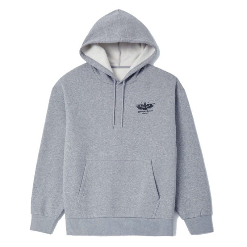 BRIXTON パーカー EWING HOODIE (Heather Gray) 商品画像 正面