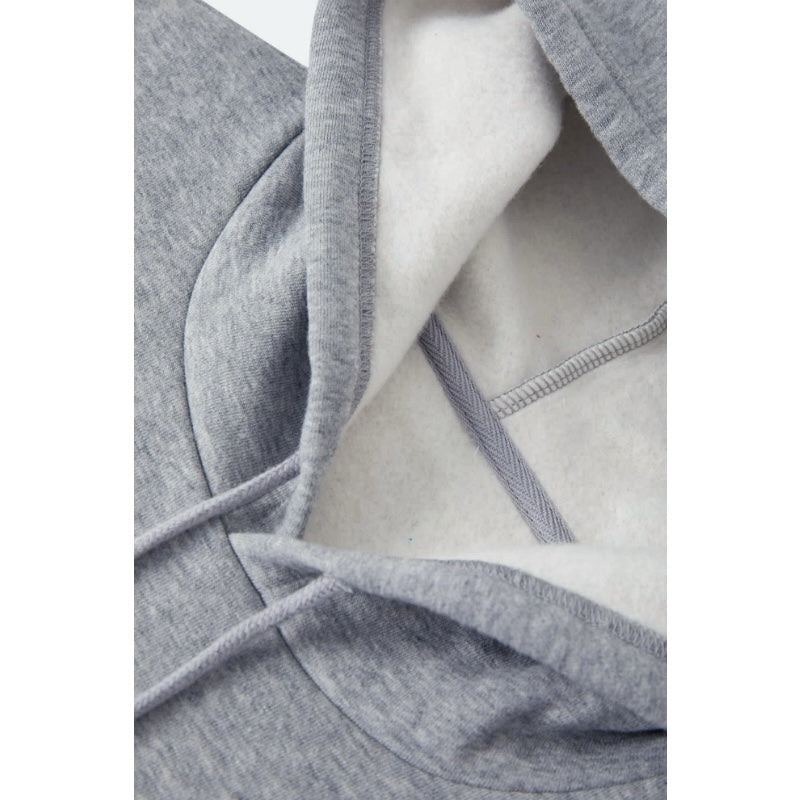BRIXTON パーカー EWING HOODIE (Heather Gray) 商品画像 首元