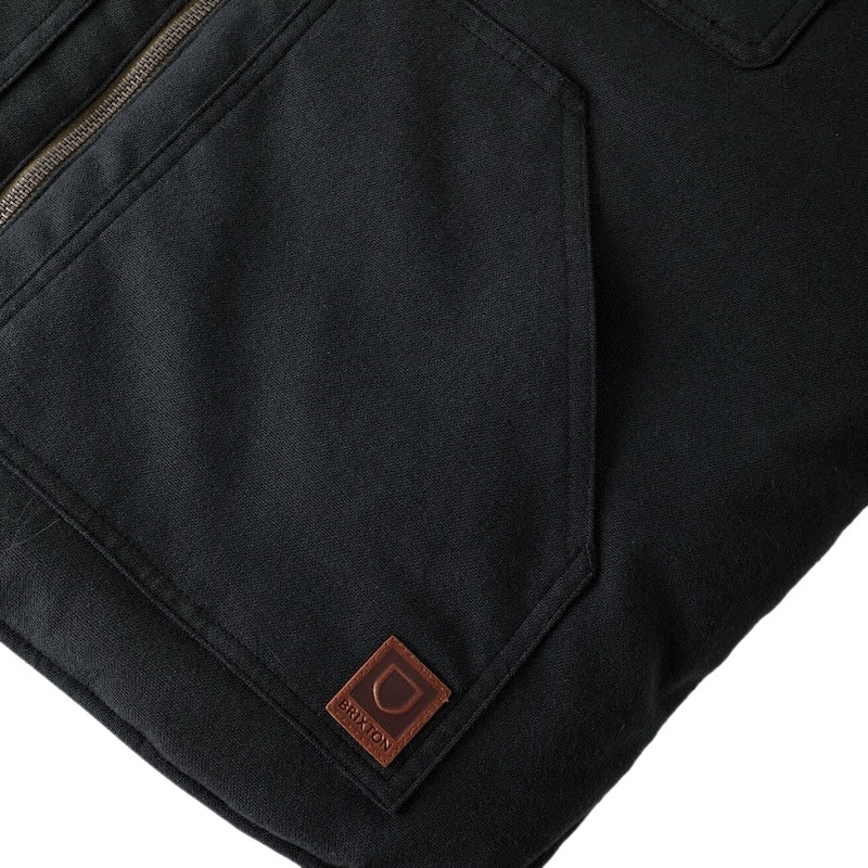 BRIXTON リバーシブルベスト BUILDERS ABRAHAM REV VEST ブラック BRIXTON リバーシブルベスト BUILDERS ABRAHAM REV VEST ブラック