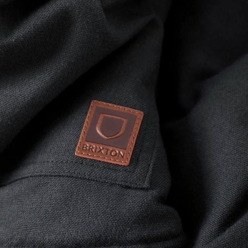 BRIXTON リバーシブルベスト BUILDERS ABRAHAM REV VEST ブラック