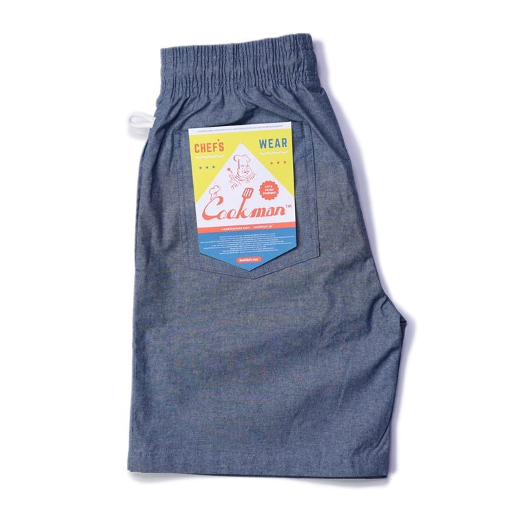 COOKMAN　ショーツ　"CHEF SHORT PANTS"　(Chambray / Light Blue)