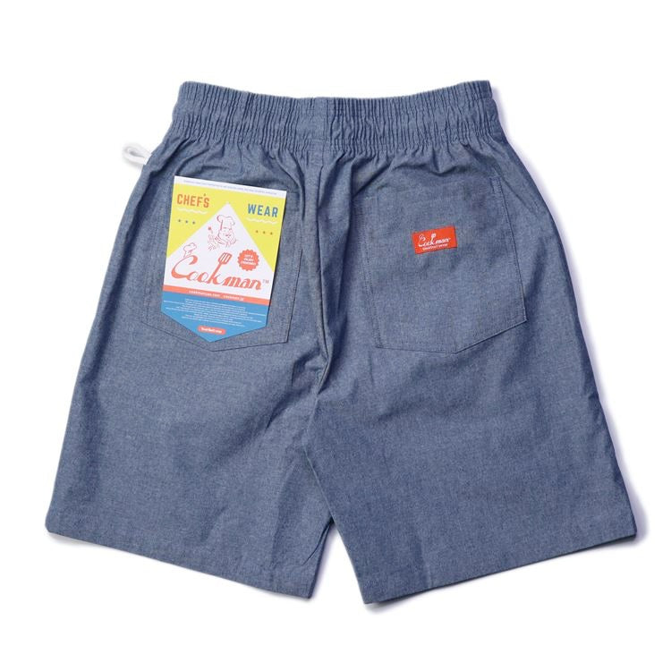 COOKMAN　ショーツ　"CHEF SHORT PANTS"　(Chambray / Light Blue)