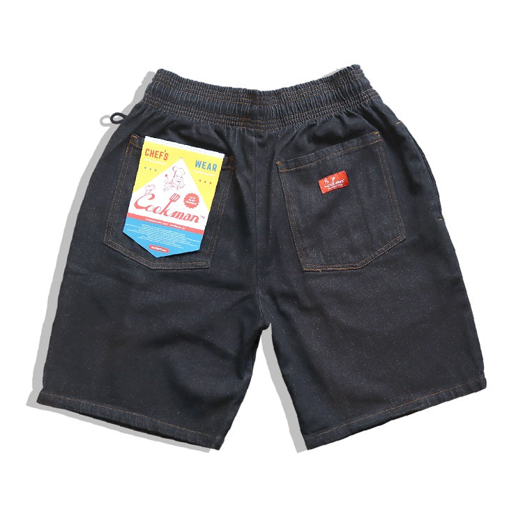 COOKMAN　ショーツ　"CHEF SHORT PANTS"　(Denim / Black)