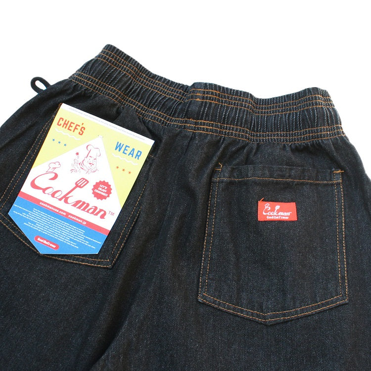 COOKMAN　ショーツ　"CHEF SHORT PANTS"　(Denim / Black)