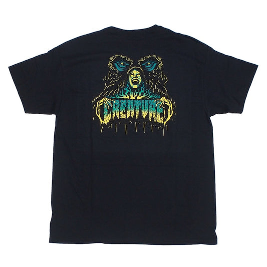 CREATURE Tシャツ POSSESSED TEE ブラック 商品画像 背面