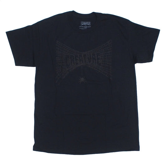 CREATURE Tシャツ WEB 2 RELIC TEE ブラック 商品画像 正面