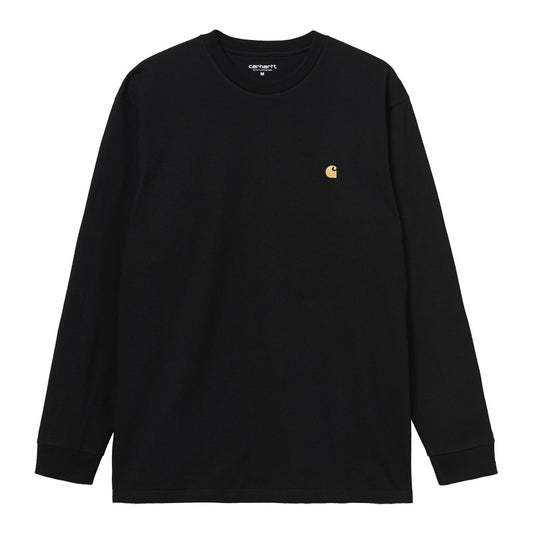 Carhartt WIP　L/STシャツ　"L/S CHASE T-SHIRT"　(Black / Gold)