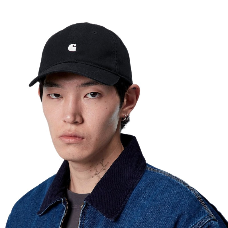 Carhartt WIP キャップ MADISON LOGO CAP ブラック 着用画像