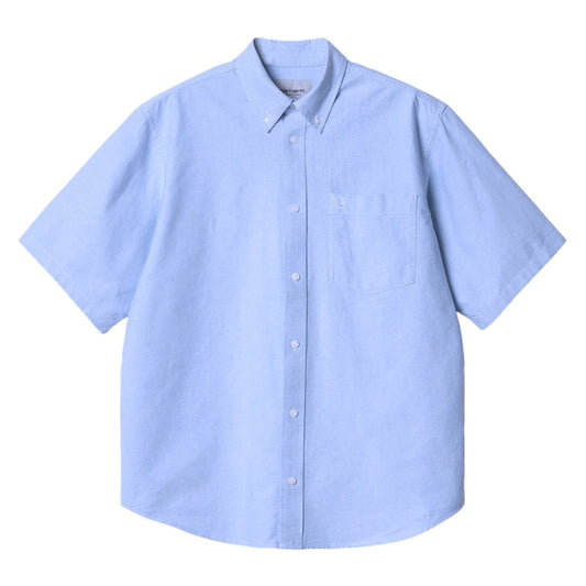 Carhartt WIP　S/Sシャツ　"S/S BRAXTON SHIRT"　(Bleach / Wax)
