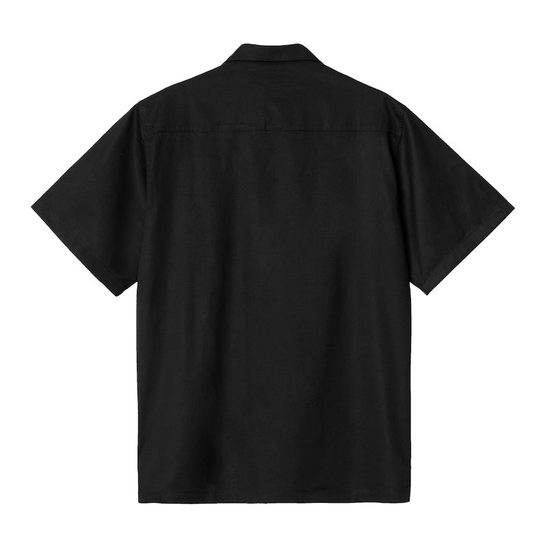 Carhartt WIP　S/Sシャツ　"S/S DELRAY SHIRT"　(Black / Wax)