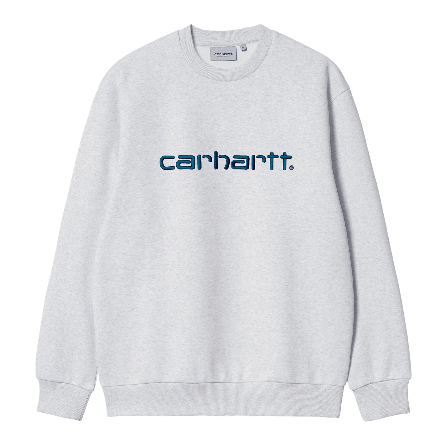 Carhartt WIP　クルースウェット　"CARHARTT SWEATSHIRT"　(Ash Heather / Duck Blue)
