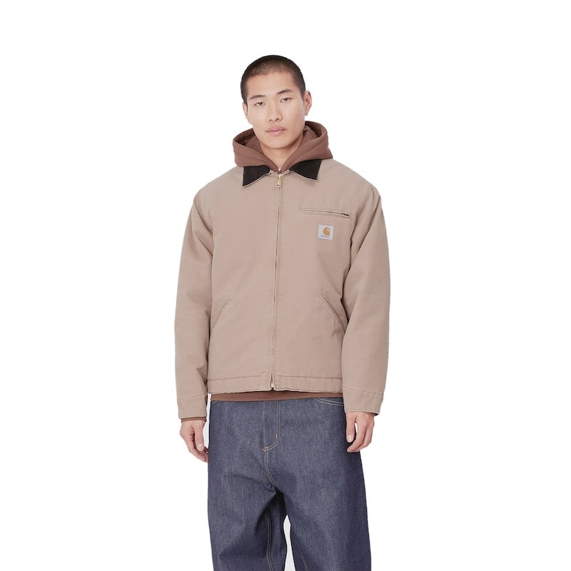 Carhartt WIP デトロイト ジャケット OG DETROIT JACKET ピーナッツ 着用画像 正面 前閉じ