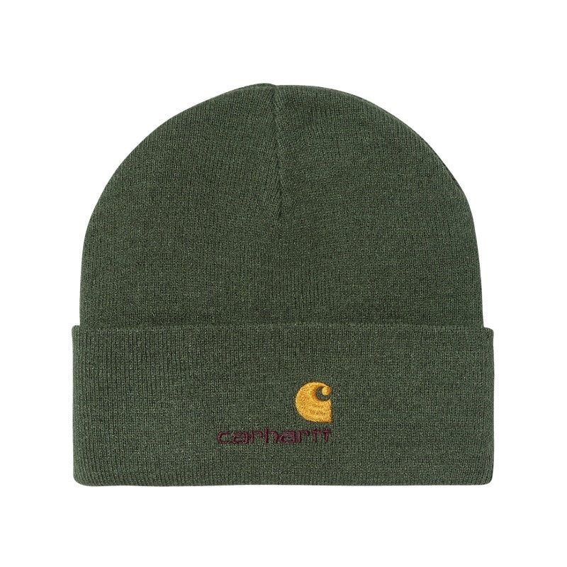 Carhartt WIP　ビーニー　"AMERICAN SCRIPT BEANIE"　(Tarragon)