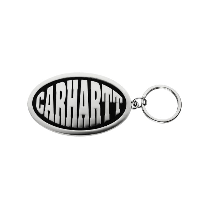Carhartt WIP キーホルダー BIG TIME KEYCHAIN シルバー 商品画像 正面