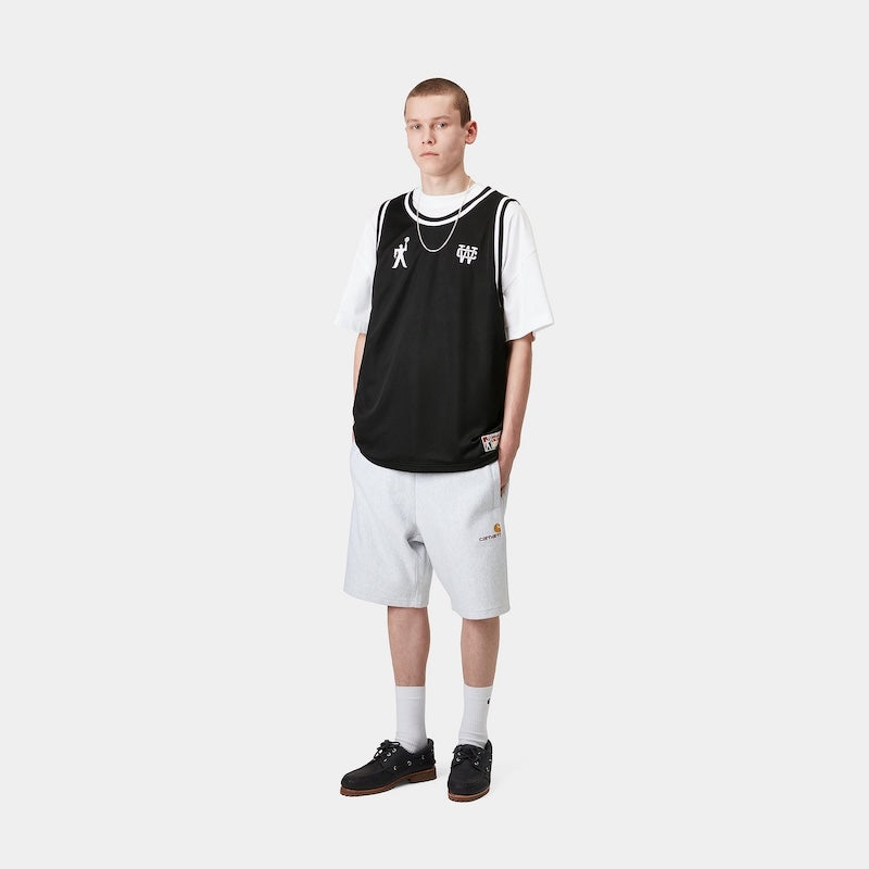 Carhartt WIP タンクトップ WIN LOCK A-SHIRT ブラック 着用画像 正面 全身