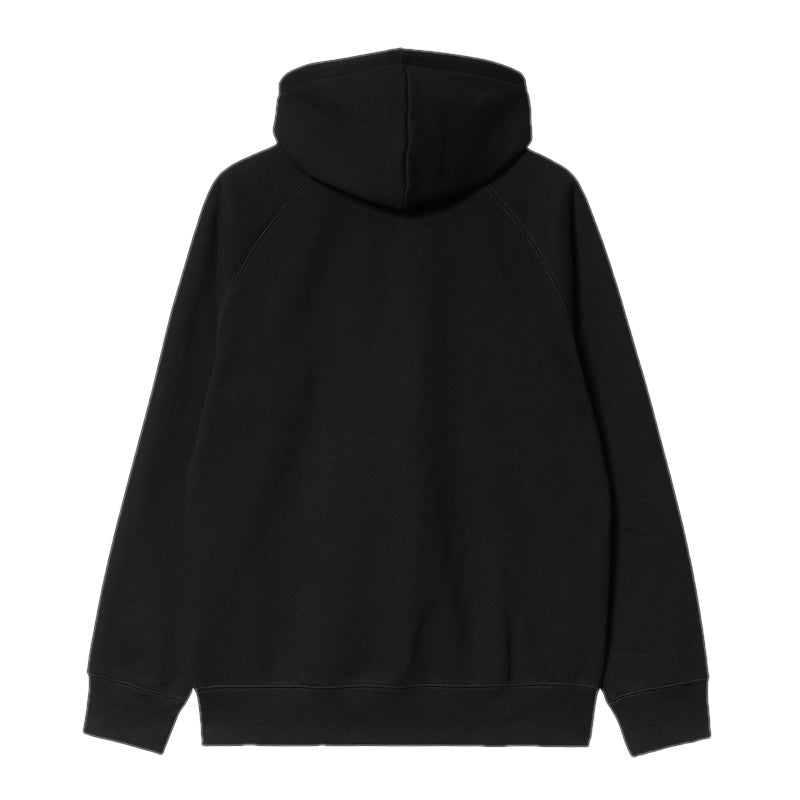 Carhartt WIP ジップアップパーカー HOODED CHASE JACKET ブラック 背面