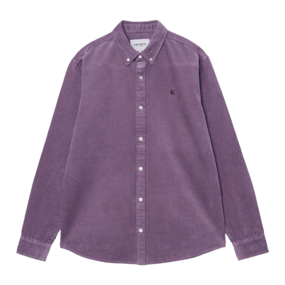 Carhartt WIP L/Sシャツ L/S MADISON CORD SHIRT フロックス 正面