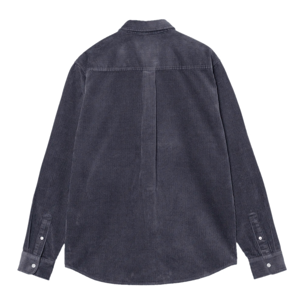 Carhartt WIP L/Sシャツ L/S MADISON CORD SHIRT グラファイト 背面