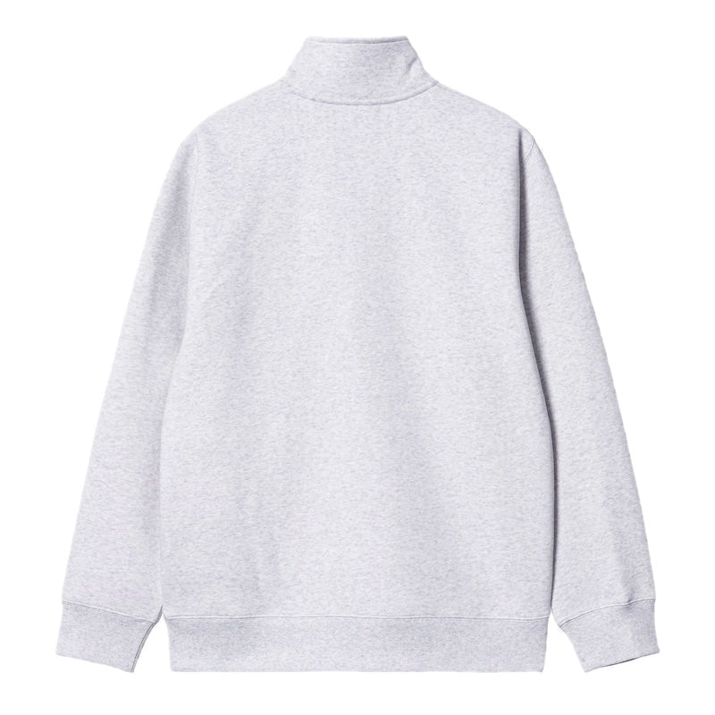 Carhartt WIP ハイネックハーフジップスウェット CHASE NECK ZIP アッシュ 背面
