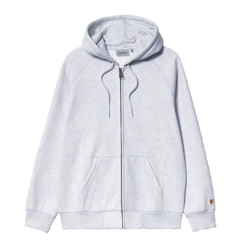 Carhartt WIP ジップアップパーカー HOODED CHASE JACKET アッシュ 正面