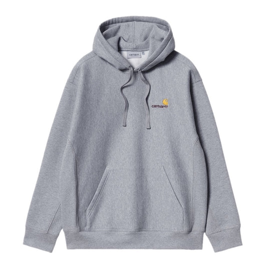 Carhartt WIP　パーカー　"HOODED AMERICAN SCRIPT SWEATSHIRT"　(Gray Heather)
