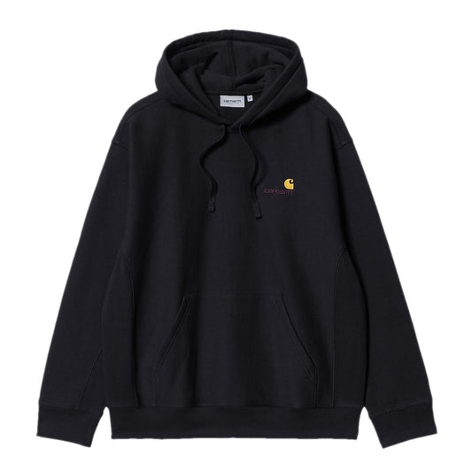 Carhartt WIP　パーカー　"HOODED AMERICAN SCRIPT SWEATSHIRT"　(Black)