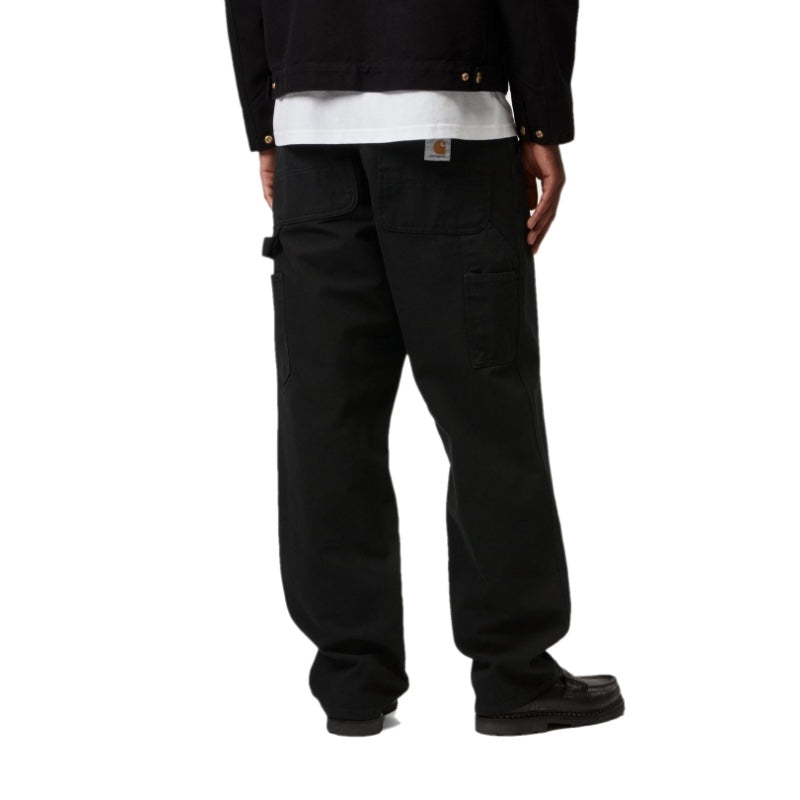 Carhartt WIP デニムパンツ SINGLE KNEE PANT ブラック 着用画像 背面