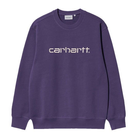 Carhartt WIP　クルースウェット　"CARHARTT SWEATSHIRT"　(Lakers / Salt)