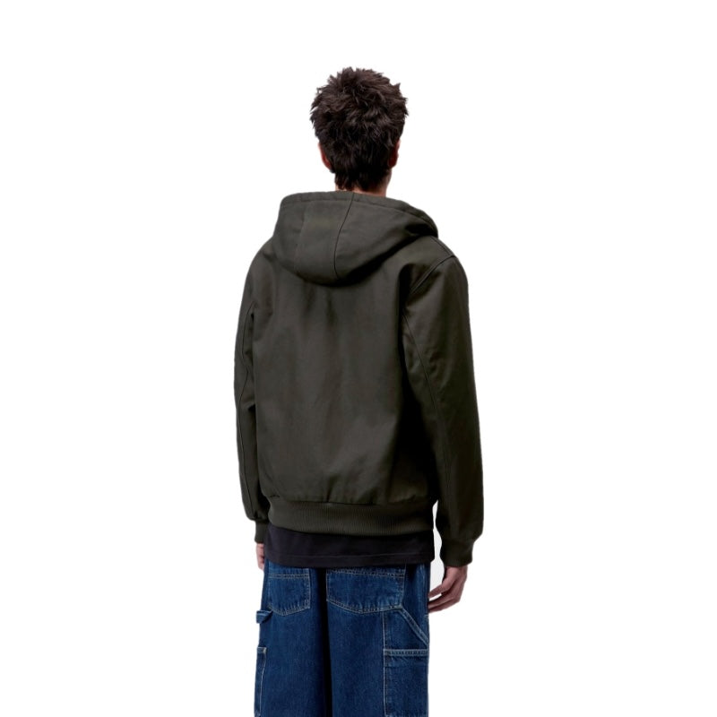 Carhartt WIP アクティブジャケット ジャケット ACTIVE JACKET オリーブ 着用画像 背面