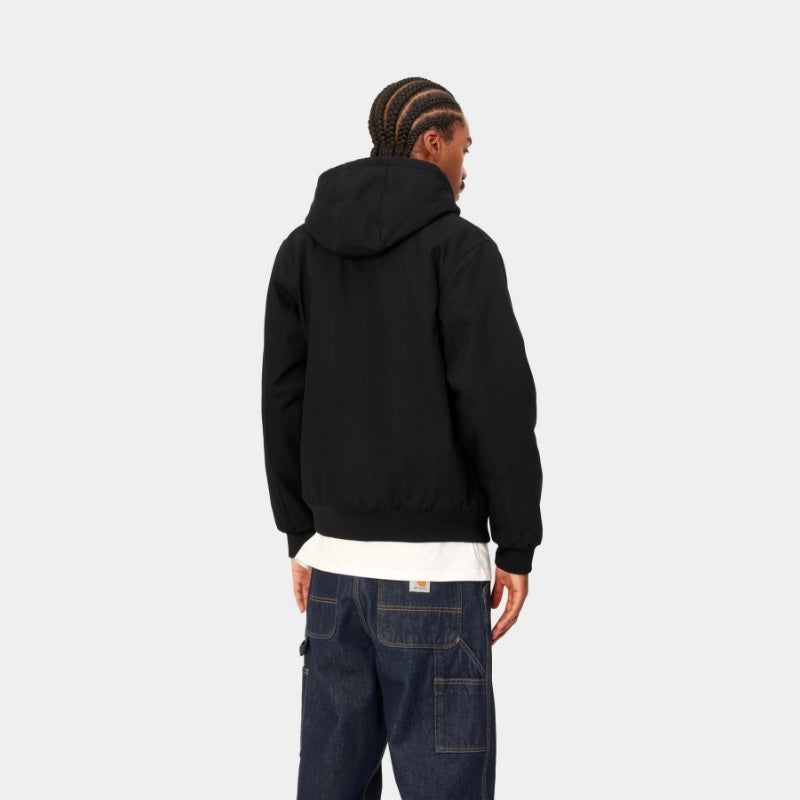 Carhartt WIP アクティブジャケット ジャケット ACTIVE JACKET ブラック 着用画像 背面