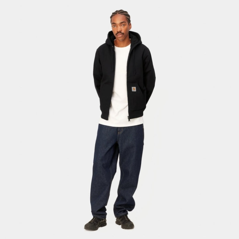 Carhartt WIP アクティブジャケット ジャケット ACTIVE JACKET ブラック 着用画像 正面 全身