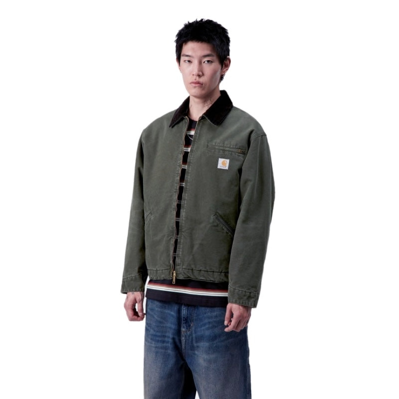Carhartt WIP デトロイト ジャケット OG DETROIT JACKET オリーブ 着用画像 正面