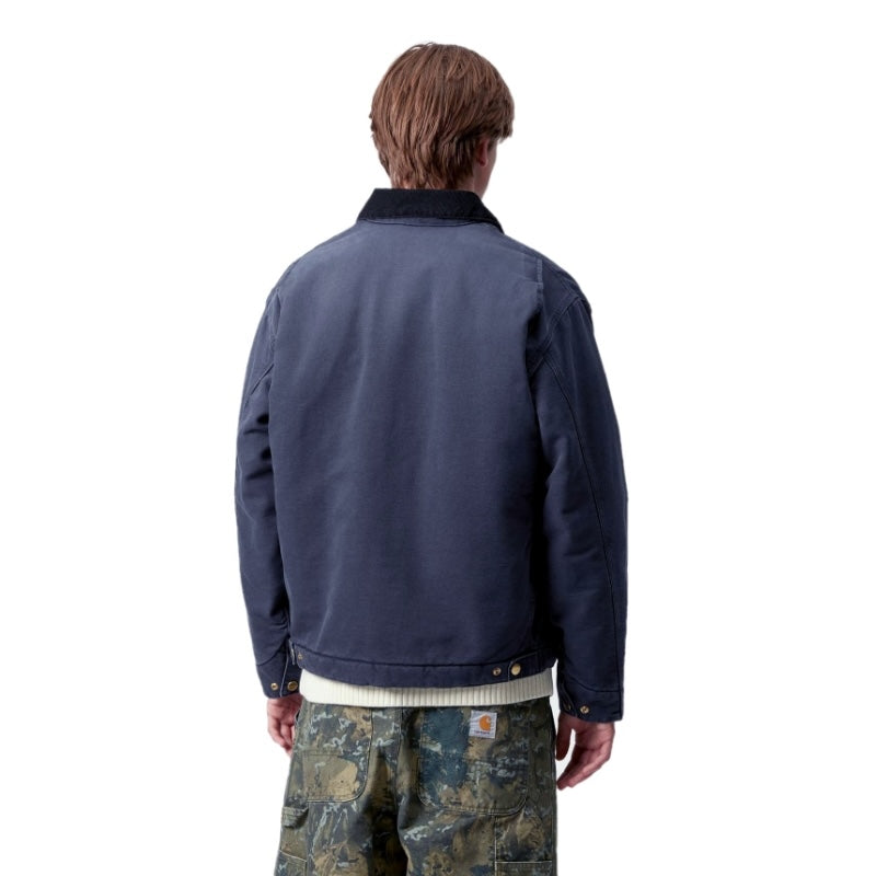 Carhartt WIP デトロイト ジャケット OG DETROIT JACKET ネイビー 着用画像 背面